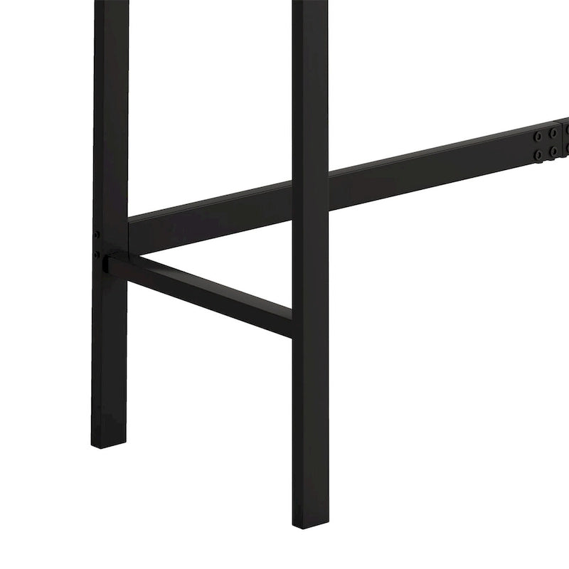 Table de cuisine, table de bar, longue table à manger avec 3 tabourets