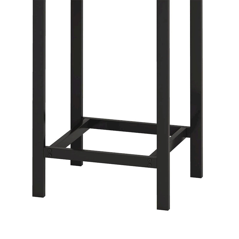 Table de cuisine, table de bar, longue table à manger avec 3 tabourets