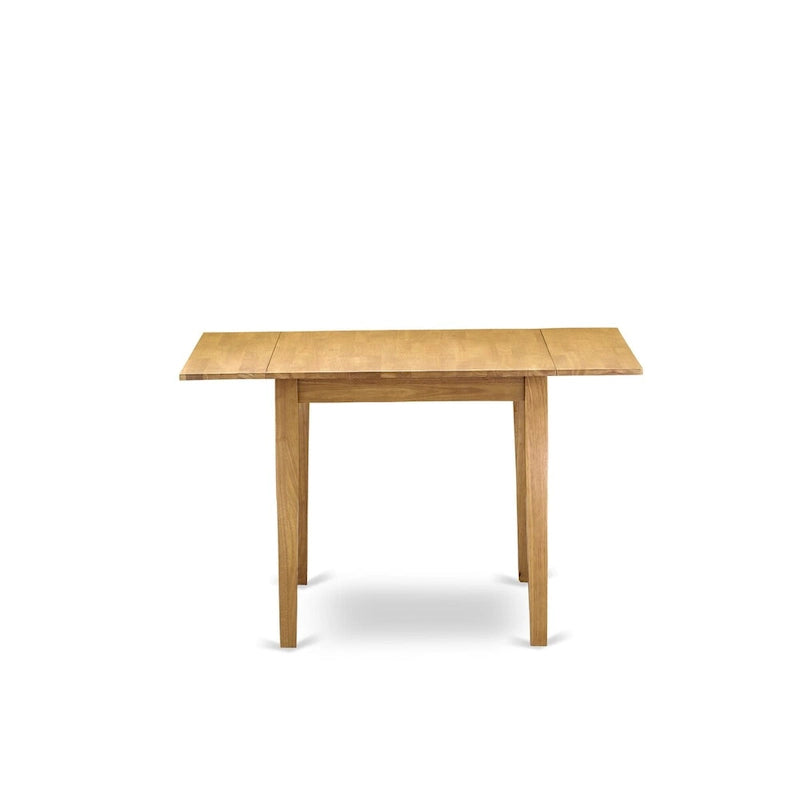 Zestaw do jadalni East West Furniture – prostokątny stół do jadalni i krzesła kuchenne, dąb (opcja sztuk)