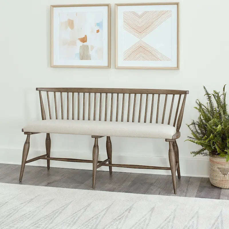 Americana Farmhouse Dusty Taupe – 6-częściowy zestaw prostokątny