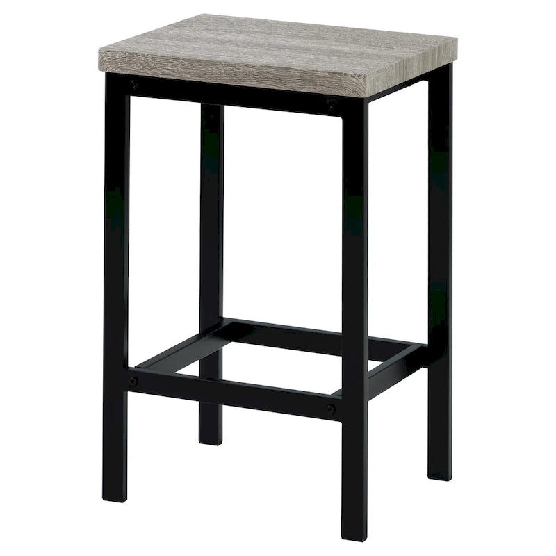 Ensemble Table de bar/comptoir extra longue avec 3 tabourets, Ensemble de cuisine de pub, Table d'appoint avec repose-pieds