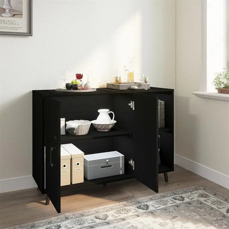 Kredens kuchenny z 2 drzwiami i 2 półkami – 15D x 41.7W x 32.6H