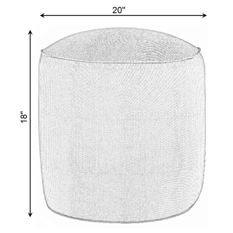 Pouf poire d'extérieur Sorra Home Sunbrella