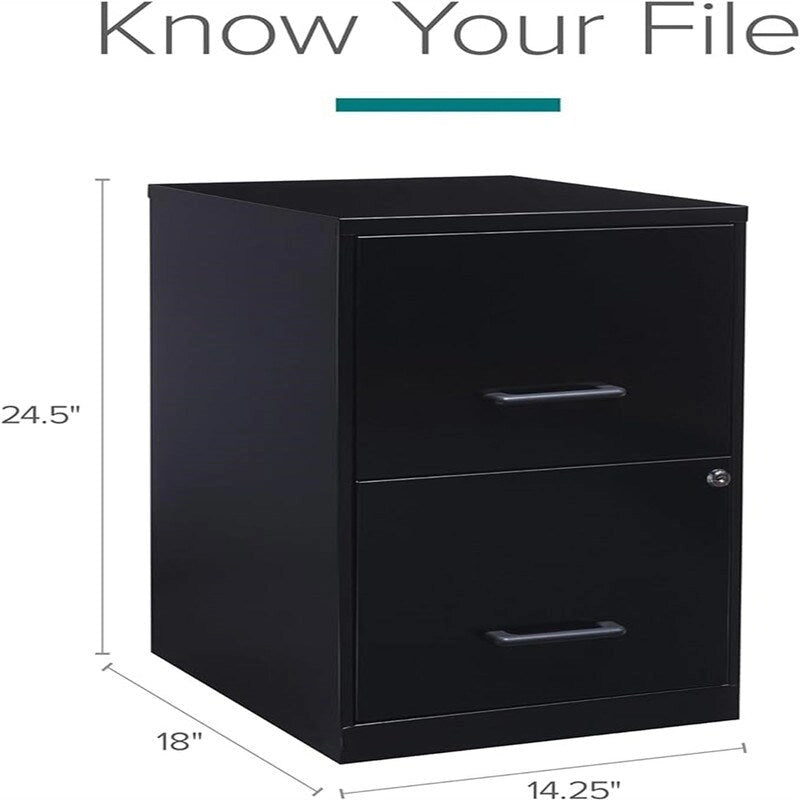 Głęboka szafka na akta z 8 szufladami – 14,5D x 18W x 25H