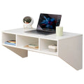 Bureau d'ordinateur mural