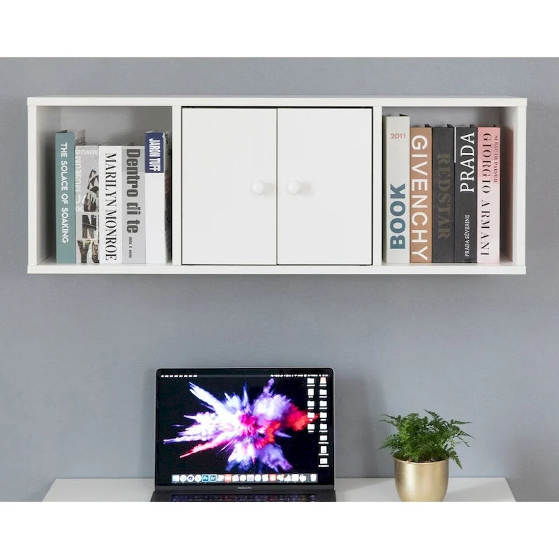 Bureau d'ordinateur mural