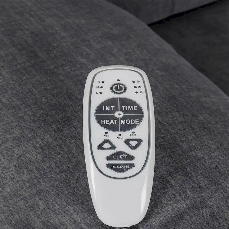 Fauteuil inclinable releveur électrique grande taille robuste avec massage et chauffage pour personnes âgées