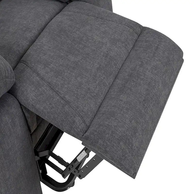 Fauteuil inclinable releveur électrique grande taille robuste avec massage et chauffage pour personnes âgées