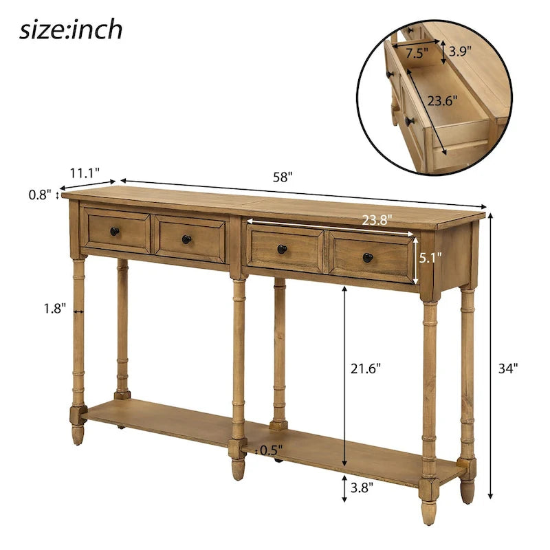 Table de canapé, montage facile