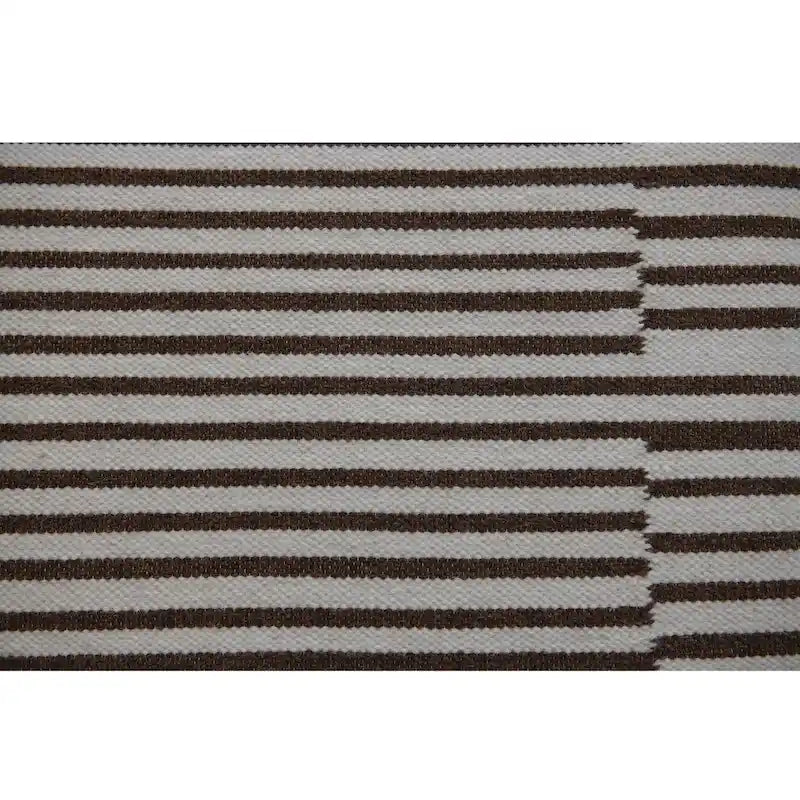 Table basse ottomane rembourrée en Kilim de laine