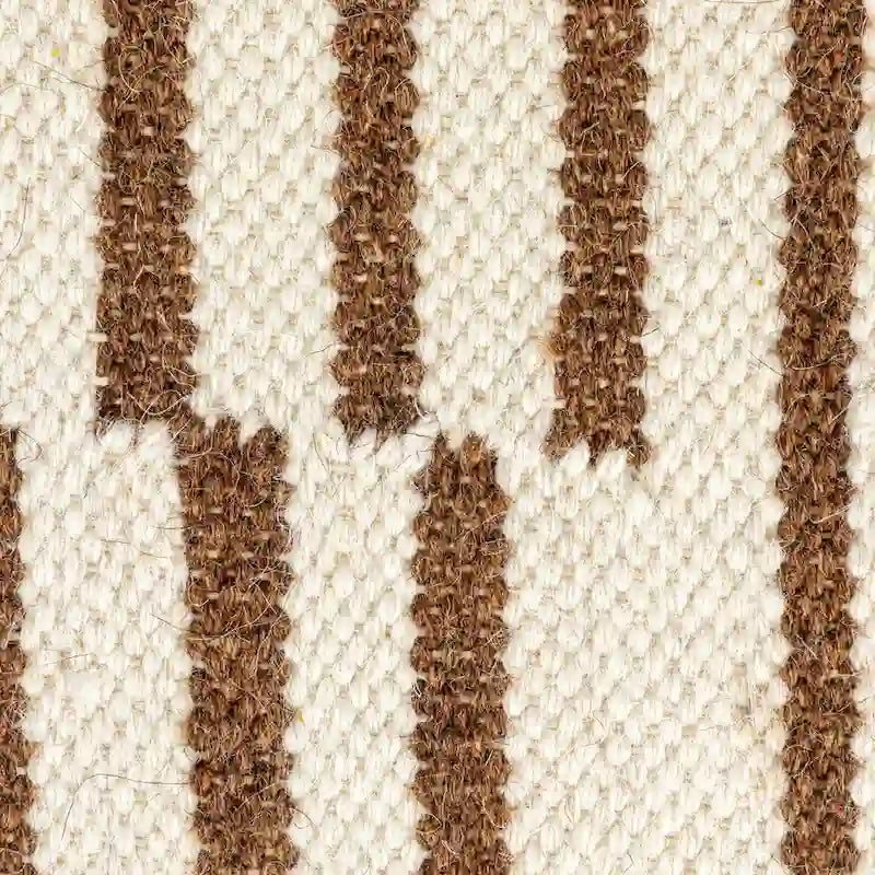 Table basse ottomane rembourrée en Kilim de laine