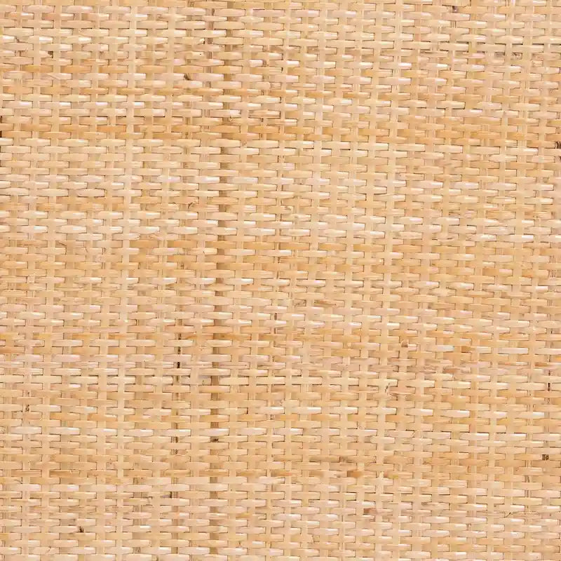 Lot de 2 chaises de salle à manger Maryland modernes, bohèmes, en rotin naturel et bois d'acacia
