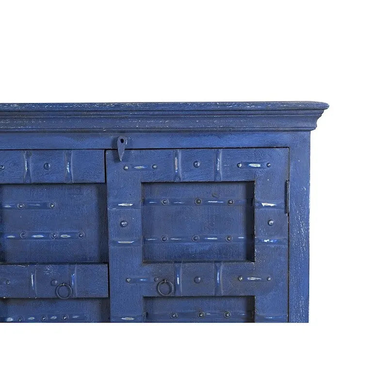 Bahut en bois bleu Woodland 72