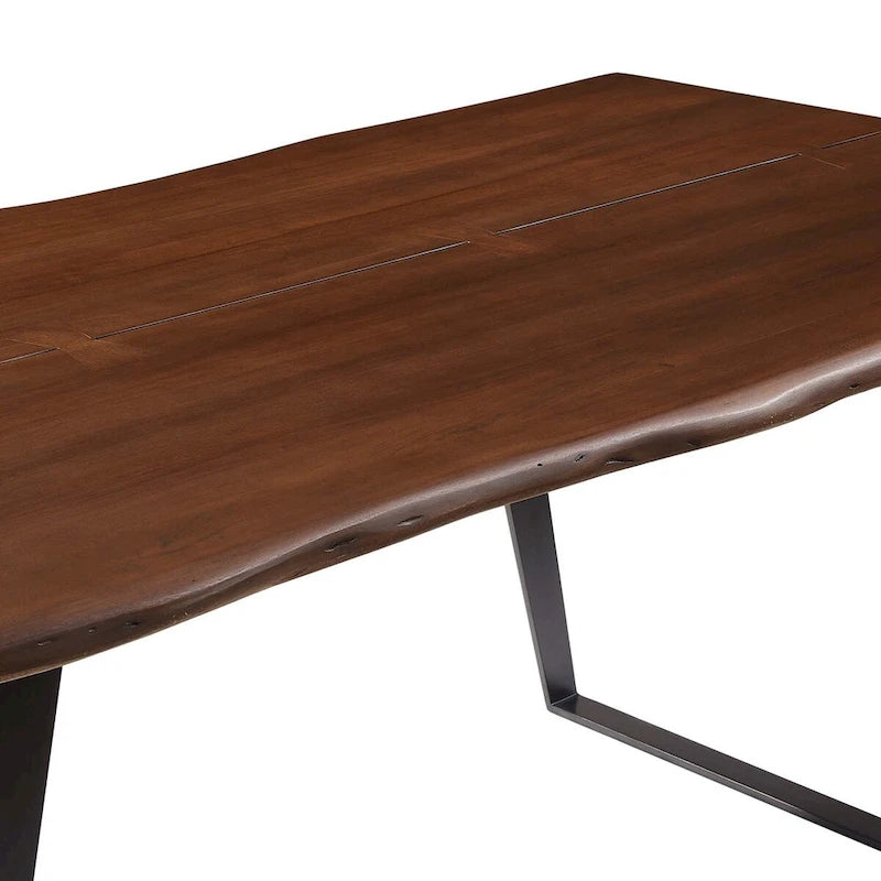 Table à manger en bois d'acacia massif Viggo 74