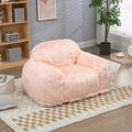 Fauteuil poire pour adulte, canapé paresseux à poils longs, rempli de mousse haute densité, chaise moderne et confortable pour adolescent