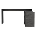 Bureau en L pour Bureau, Salon, Appartement, Chêne Fumé