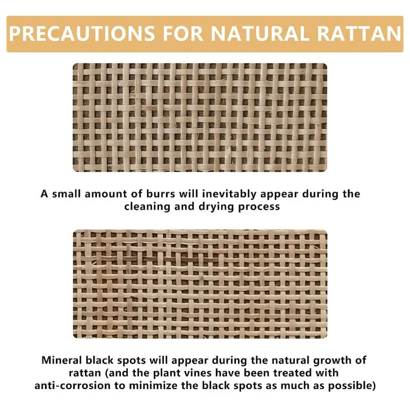 Szafka akcentująca z 6 szufladami, komoda rattanowa, szuflada rattanowa
