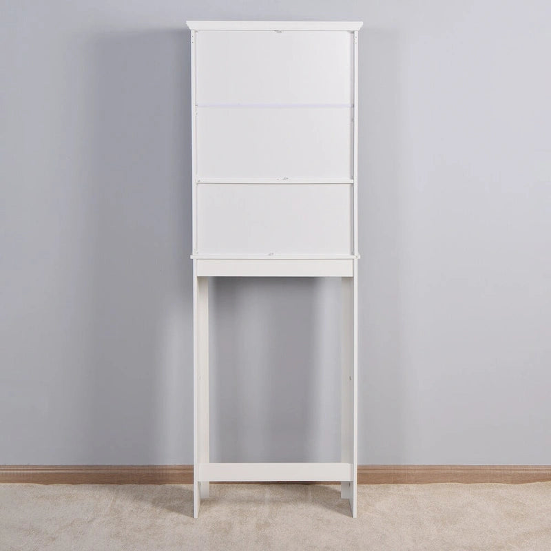 Meuble de rangement en bois pour salle de bain au-dessus des toilettes - 23,62 x 7,72 x 67,32 pouces