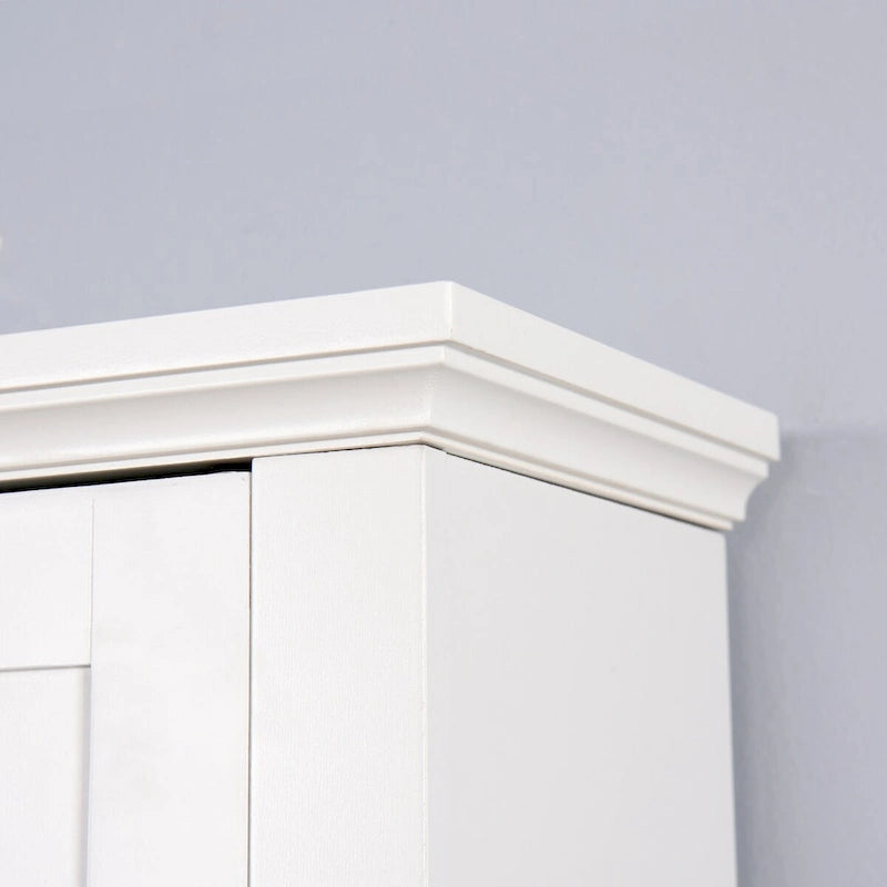 Meuble de rangement en bois pour salle de bain au-dessus des toilettes - 23,62 x 7,72 x 67,32 pouces