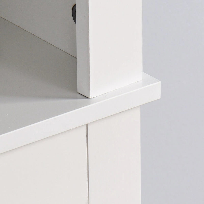 Meuble de rangement en bois pour salle de bain au-dessus des toilettes - 23,62 x 7,72 x 67,32 pouces