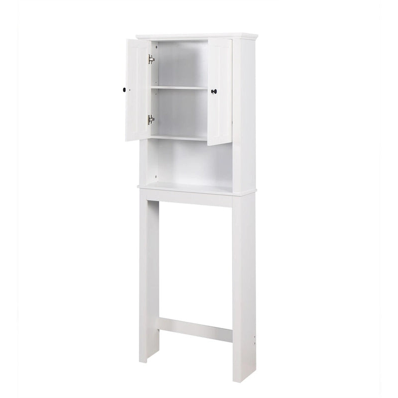 Meuble de rangement en bois pour salle de bain au-dessus des toilettes - 23,62 x 7,72 x 67,32 pouces