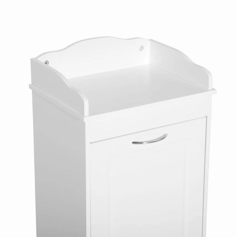 Panier à linge basculant, Panier à linge autoportant, Meuble de rangement de salle de bain