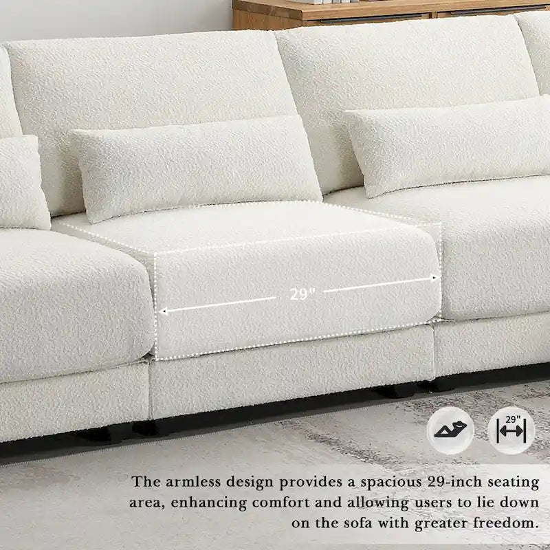 Narożna sofa tapicerowana w kształcie litery L z odwracalnym szezlongiem