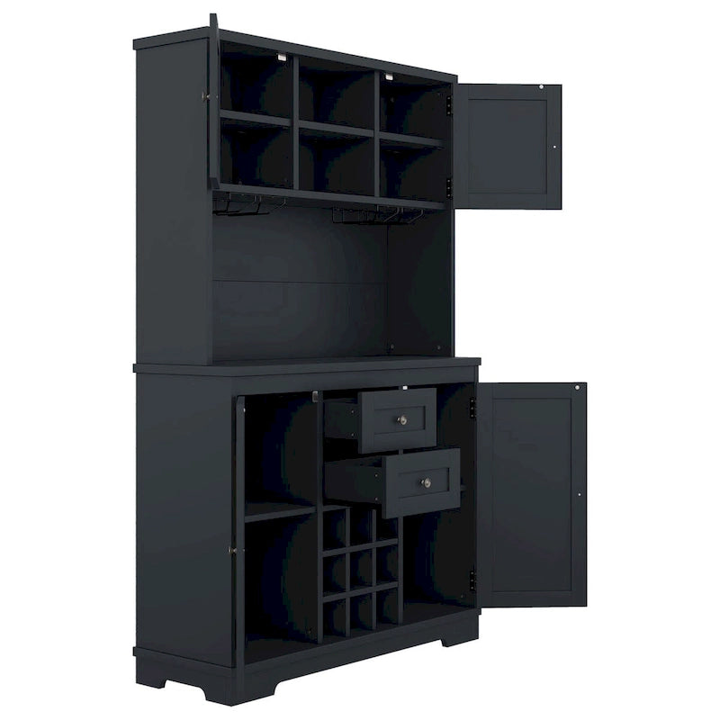 Meuble de cuisine de 73,8 po de hauteur avec rangement - S.O.