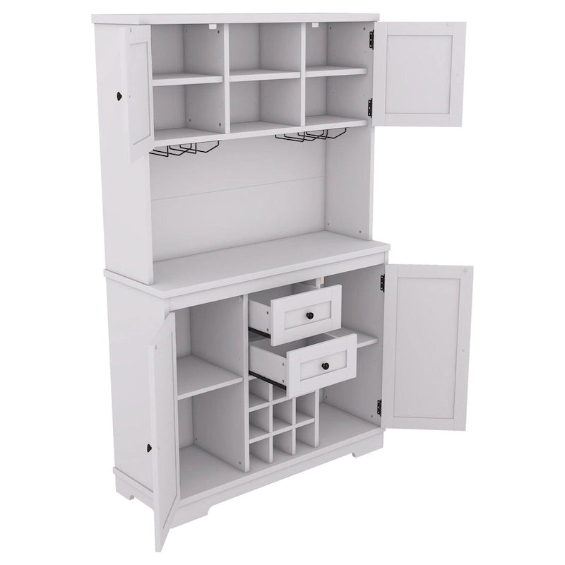 Meuble de cuisine de 73,8 po de hauteur avec rangement - S.O.