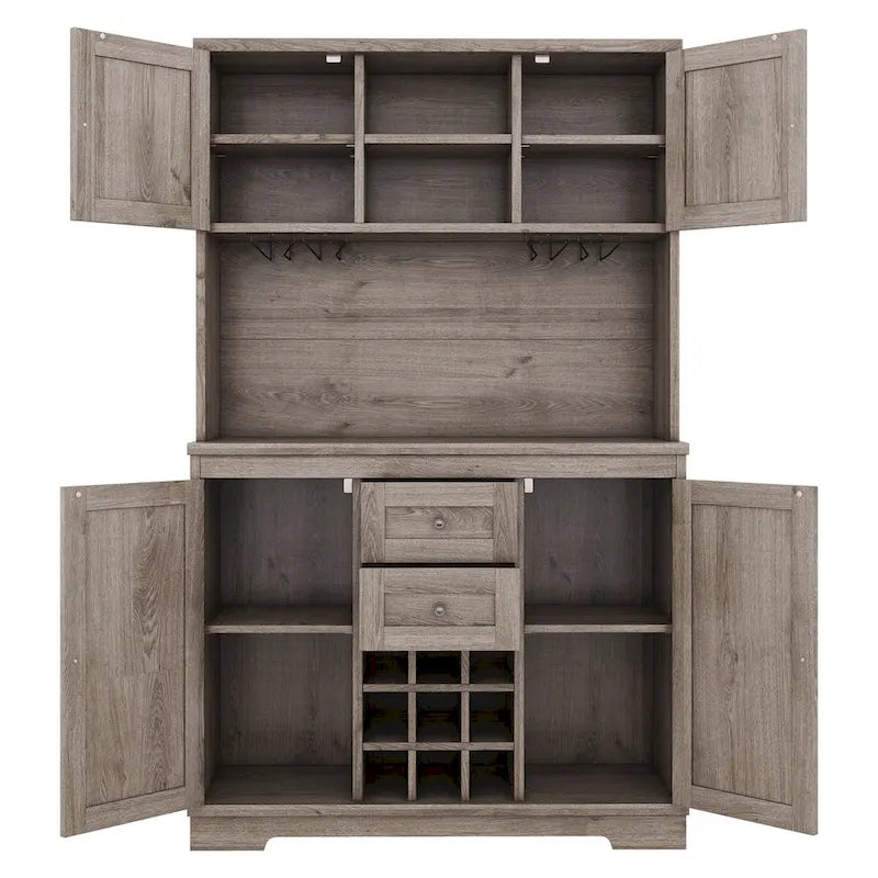 Meuble de cuisine de 73,8 po de hauteur avec rangement - S.O.