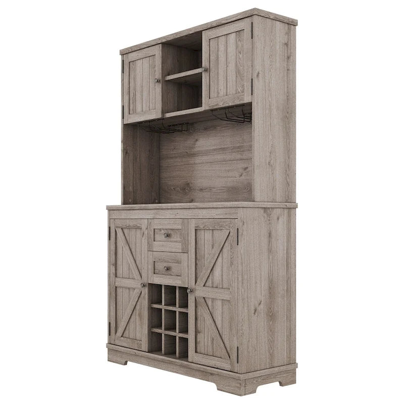 Meuble de cuisine de 73,8 po de hauteur avec rangement - S.O.