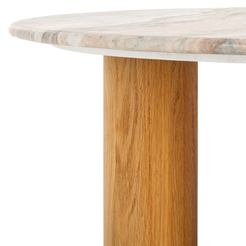 Table basse ronde en marbre Tylee SAFAVIEH Couture - 36Wx36Dx16H
