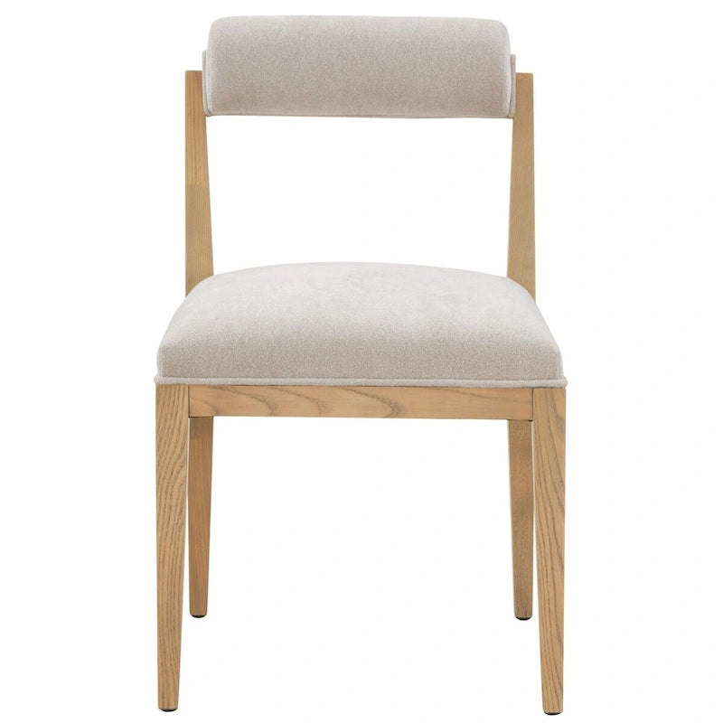 Chaise de salle à manger SAFAVIEH Couture Oaklie à dossier roulé de 20 pouces - 20Lx25Px33H