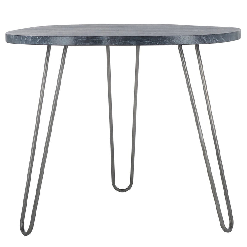 Table de salle à manger SAFAVIEH Lozka plateau bois gris/blanc délavé - 39,4 x 35,4 x 29,9 - 39Lx35Px30H