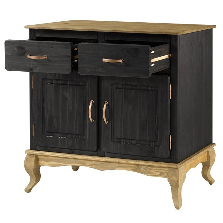 Wood Buffet Sideboard Green
