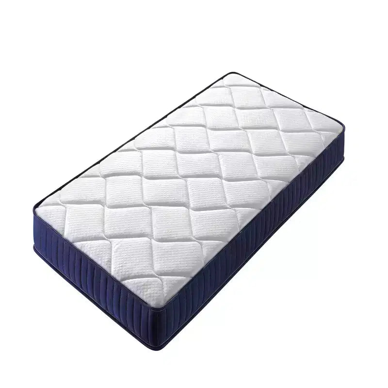 6 Matelas hybride blanc, ressorts ensachés + mousse à mémoire de forme, simple / simple XL, 1 personne