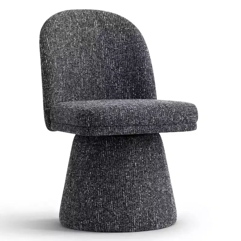 Lot de 6 chaises de salle à manger modernes sans accoudoirs, pivotantes à 360°, avec piétement tulipe, élégantes chaises d'appoint pour cuisine, salle à manger ou bureau - Panipeachy