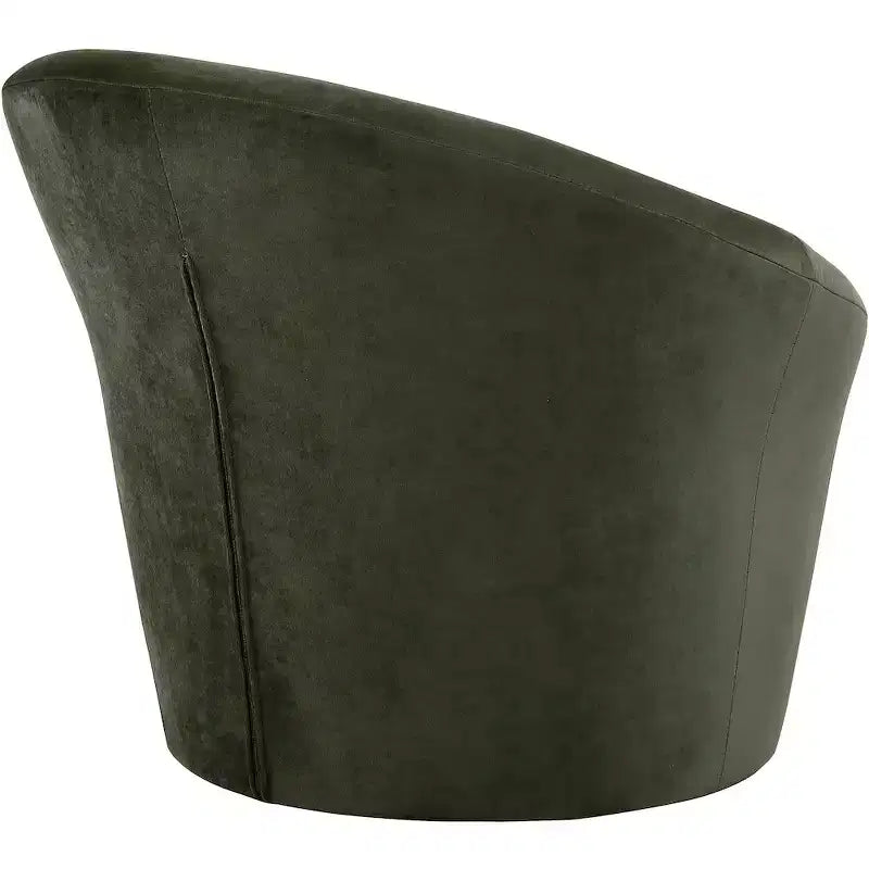 Fauteuil d'appoint en velours – Siège simple | Beige / Noir / Marron / Camel / Cognac / Crème / Vert / Fauve / Taupe