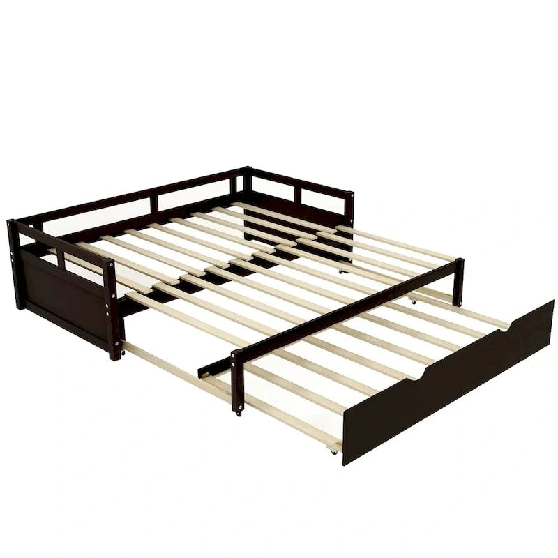 Extending Daybed with Trundle, Wooden Daybed with Trundle