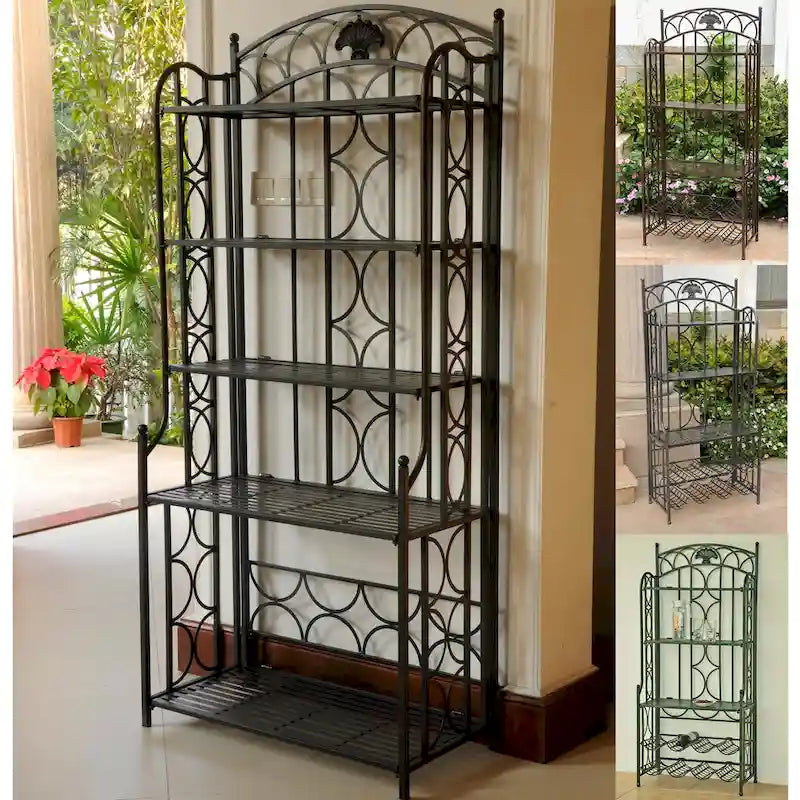 Mandalay 5-Tier Iron Baker's Rack