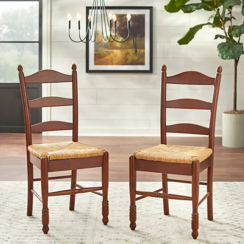 Simple Living Jessie Ladder back dining chair (Set of 2)