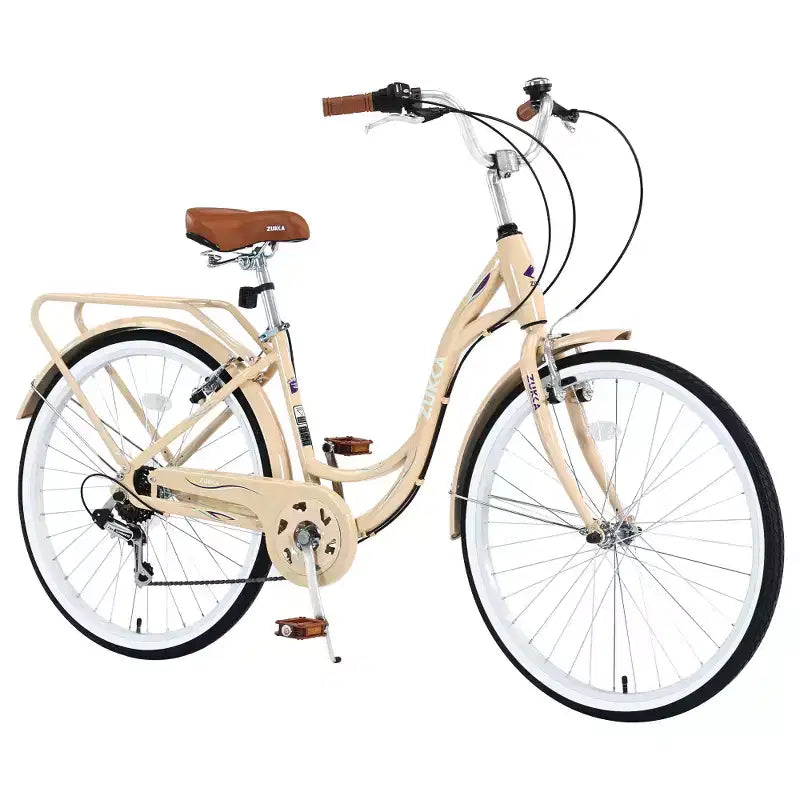 Zeus & Ruta 24-Inch Ladies Bicycle with 7-Speed and Steel Frame