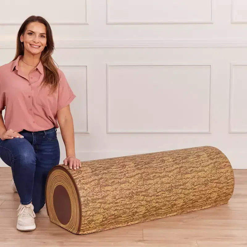 Banc de jardin en bois naturel, sans accoudoirs, 3 places