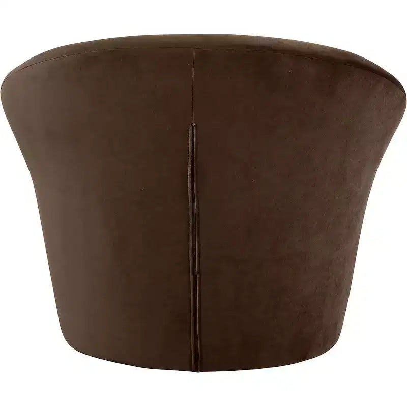 Fauteuil d'appoint en velours – Siège simple | Beige / Noir / Marron / Camel / Cognac / Crème / Vert / Fauve / Taupe