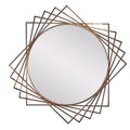 Metal Geometric Wall Mirror - Olivia & May